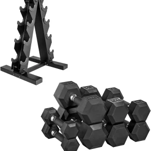 Coated Dumbbell Set 100lbs and 150lbs