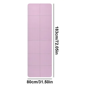 Foldable Yoga Mat Double Sided Shock Absorption
